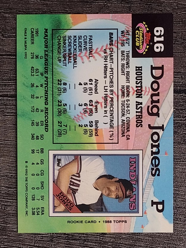 1992 Stadium Club #616 Doug Jones