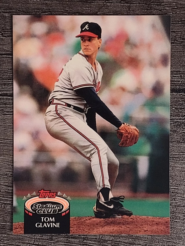 1992 Stadium Club #395 Tom Glavine