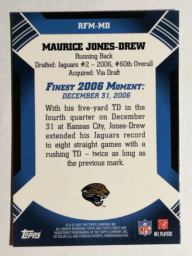 2007 Finest Moments #MD Maurice Jones-Drew