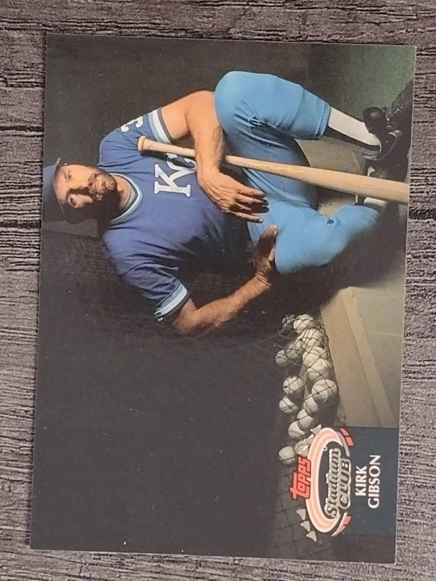 1992 Stadium Club #495 Kirk Gibson