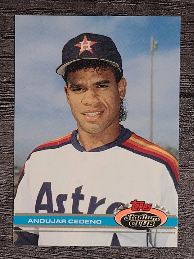 1991 Stadium Club #476 Andujar Cedeno