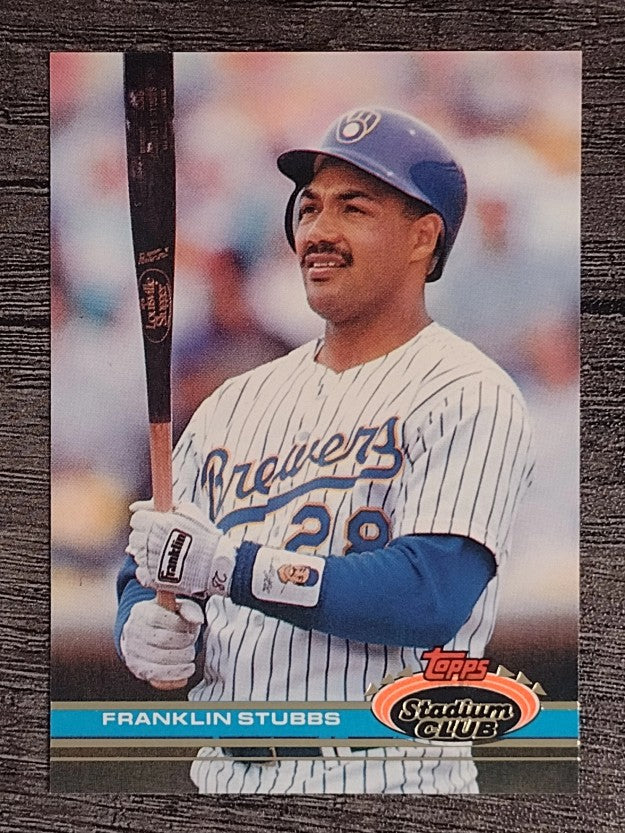 1991 Stadium Club #461 Franklin Stubbs