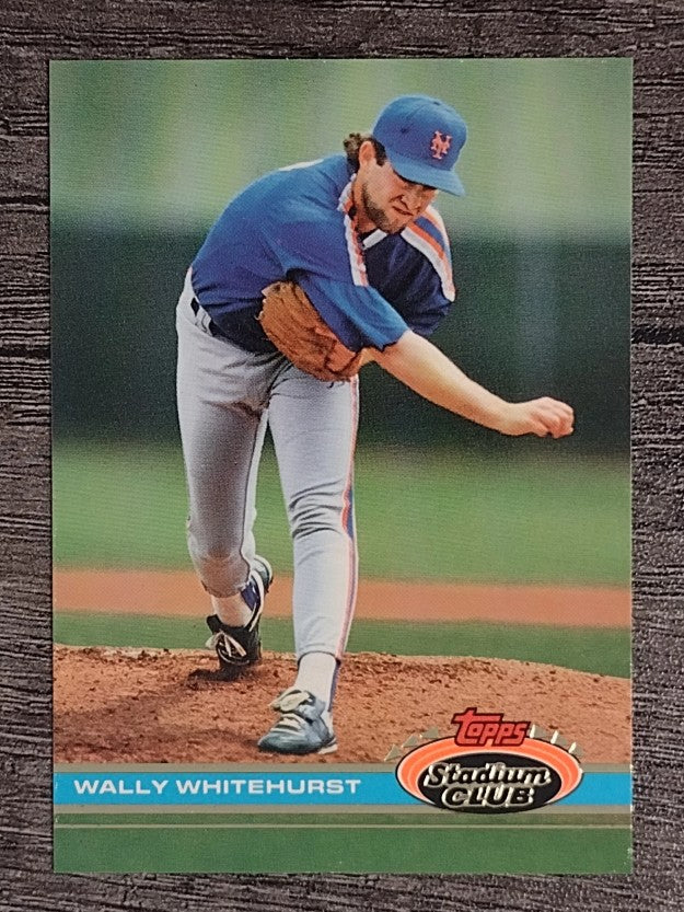 1991 Stadium Club #458 Wally Whitehurst