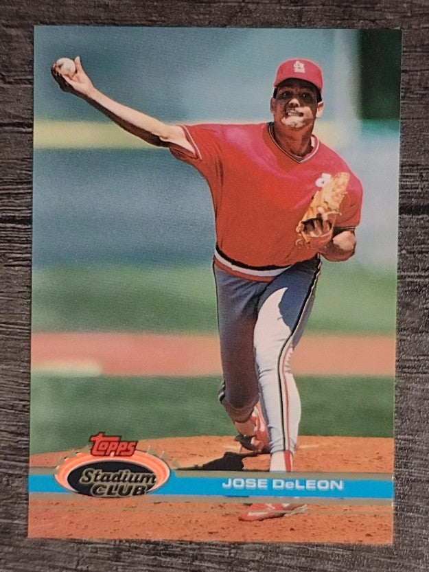 1991 Stadium Club #455 Jose DeLeon