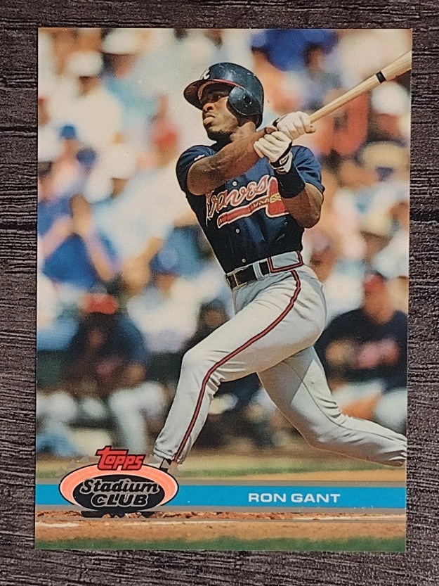 1991 Stadium Club #454 Ron Gant