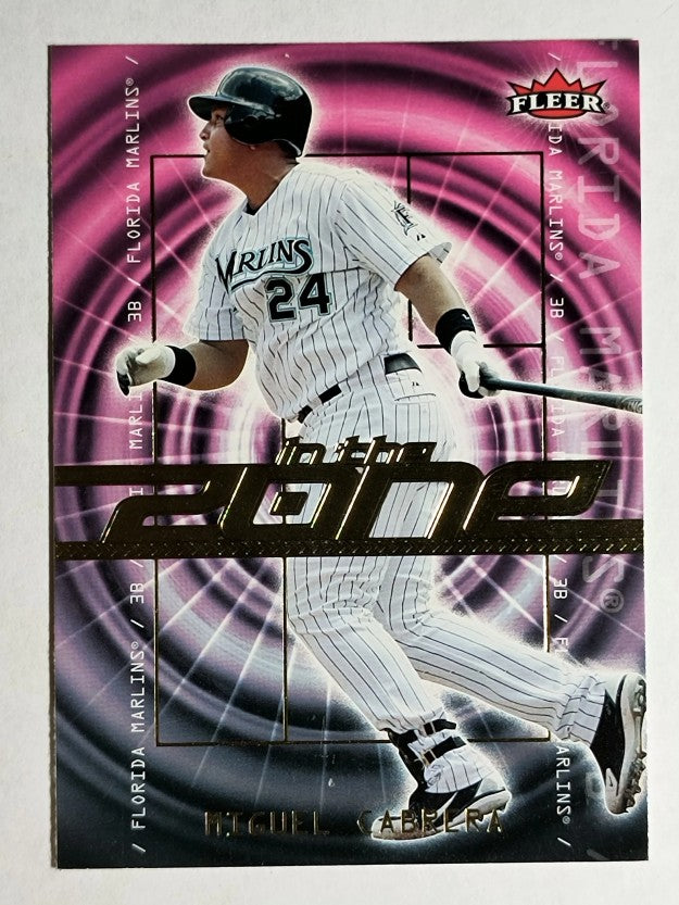 2007 Fleer In the Zone #MC Miguel Cabrera