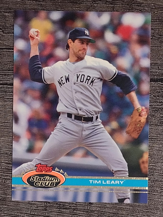 1991 Stadium Club #423 Tim Leary