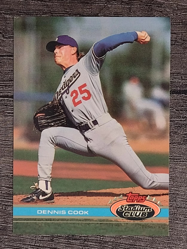1991 Stadium Club #411 Dennis Cook