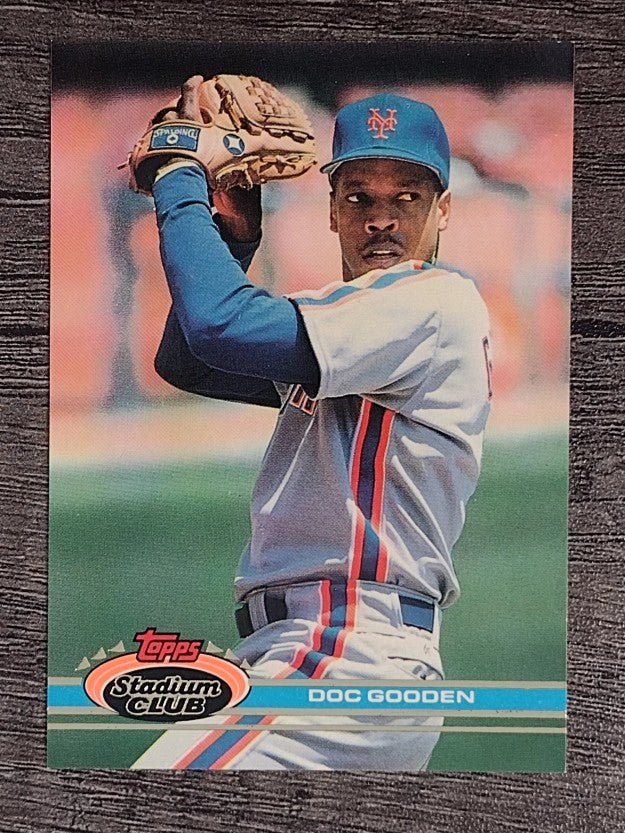 1991 Stadium Club #100 Dwight Gooden
