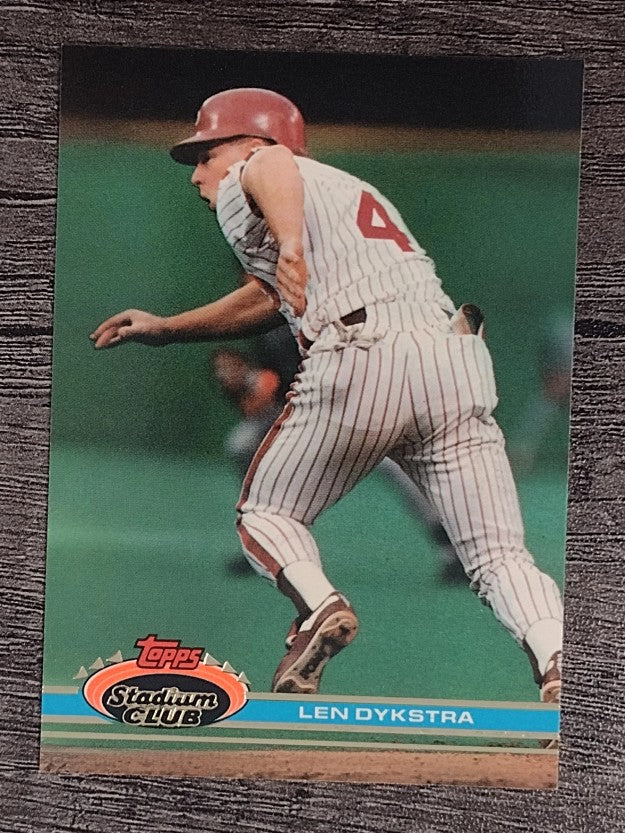 1991 Stadium Club #150 Len Dykstra