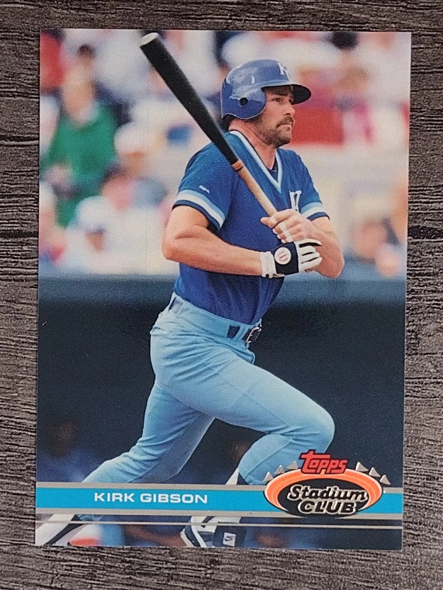 1991 Stadium Club #344 Kirk Gibson