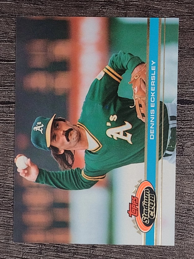 1991 Stadium Club #332 Dennis Eckersley