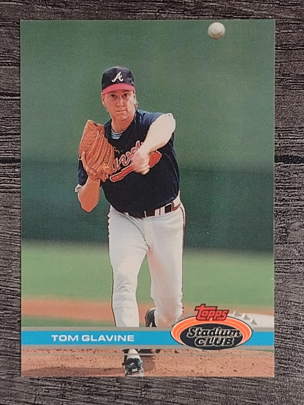 1991 Stadium Club #558 Tom Glavine