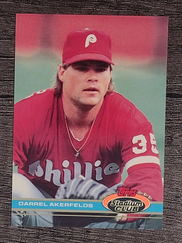 1991 Stadium Club #581 Darrel Akerfelds
