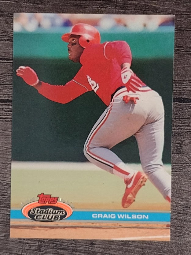 1991 Stadium Club #566 Craig Wilson RC