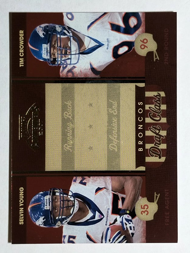 2007 Playoff Contenders Draft Class #11 Selvin Young/Tim Crowder