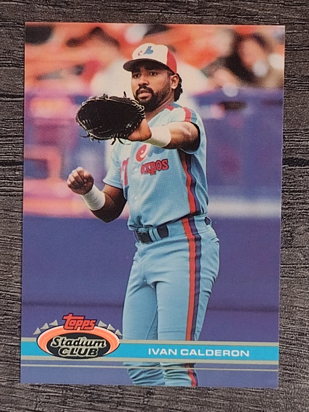 1991 Stadium Club #383 Ivan Calderon