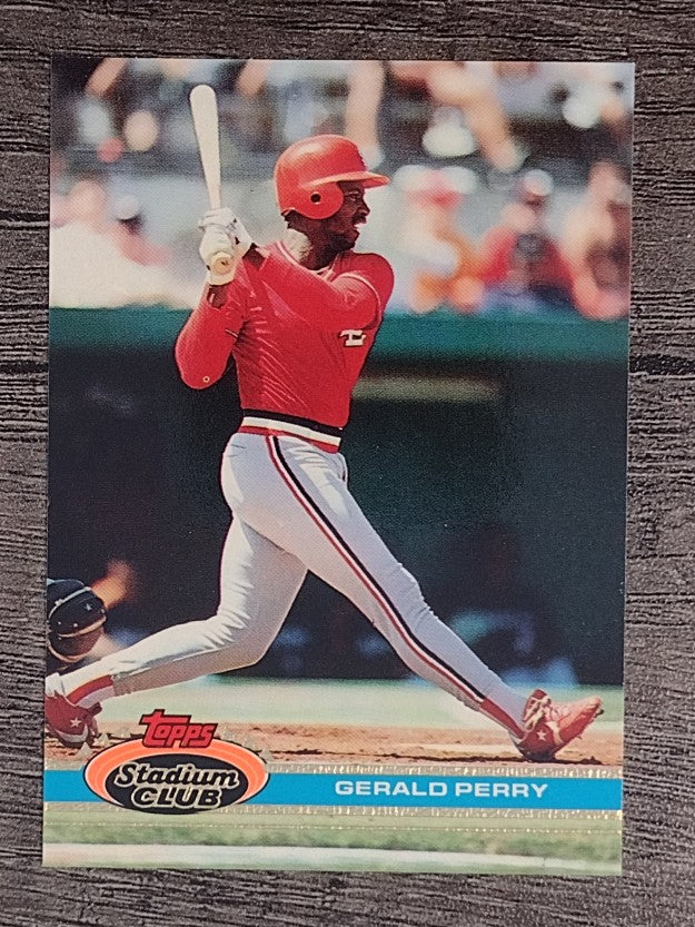 1991 Stadium Club #379 Gerald Perry