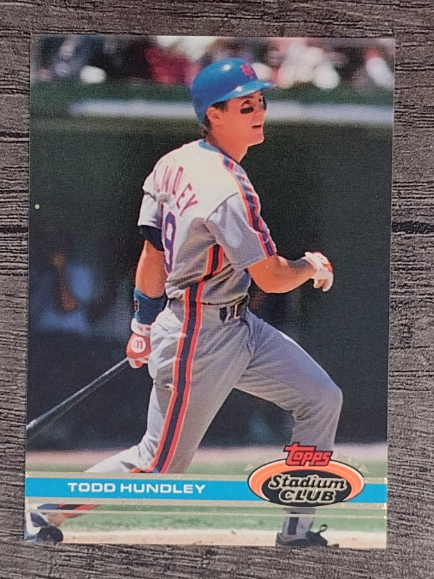 1991 Stadium Club #349 Todd Hundley