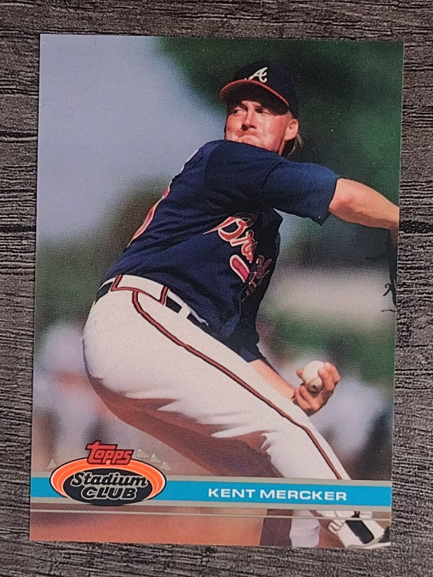 1991 Stadium Club #341 Kent Mercker