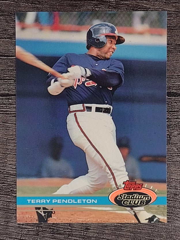 1991 Stadium Club #327 Terry Pendleton