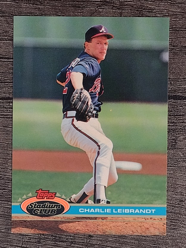 1991 Stadium Club #527 Charlie Leibrandt
