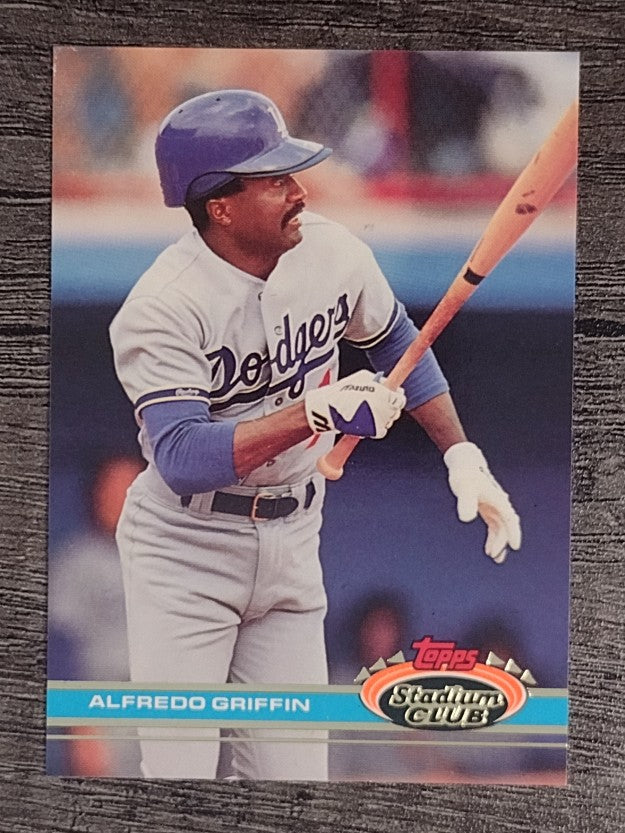 1991 Stadium Club #524 Alfredo Griffin