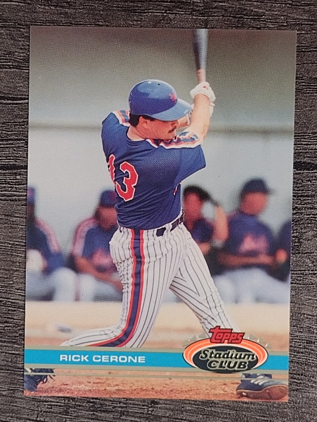 1991 Stadium Club #511 Rick Cerone