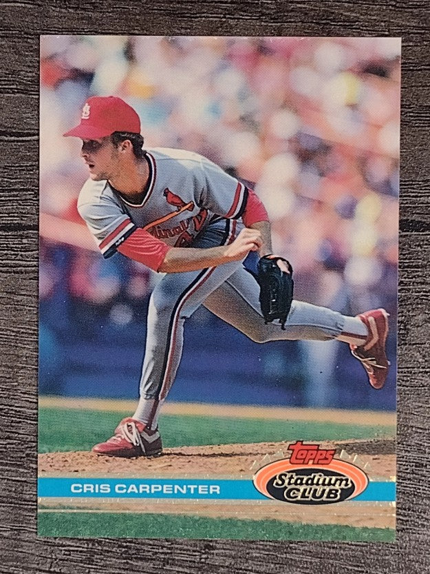 1991 Stadium Club #499 Cris Carpenter