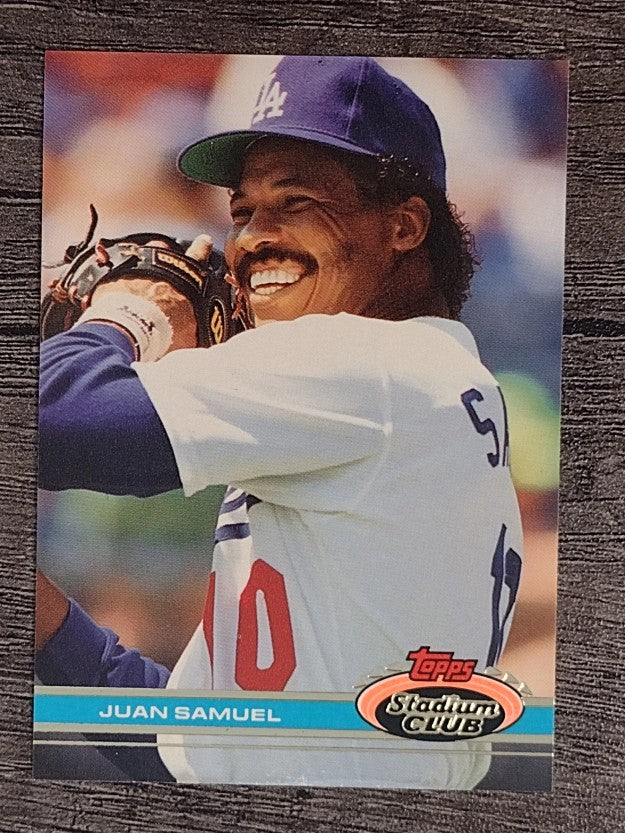 1991 Stadium Club #495 Juan Samuel