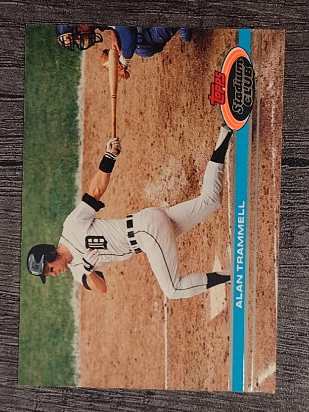 1991 Stadium Club #63 Alan Trammell
