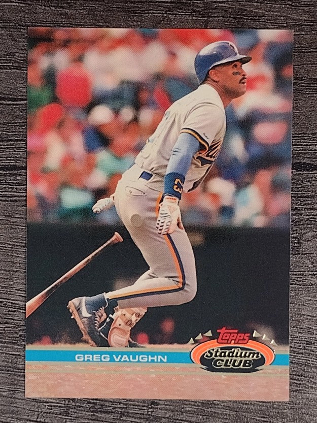 1991 Stadium Club #135 Greg Vaughn
