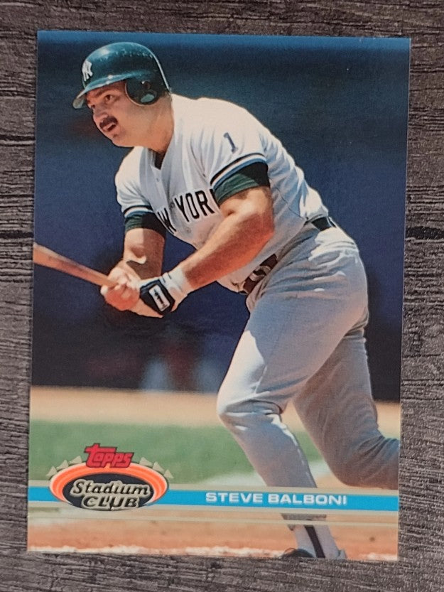 1991 Stadium Club #134 Steve Balboni
