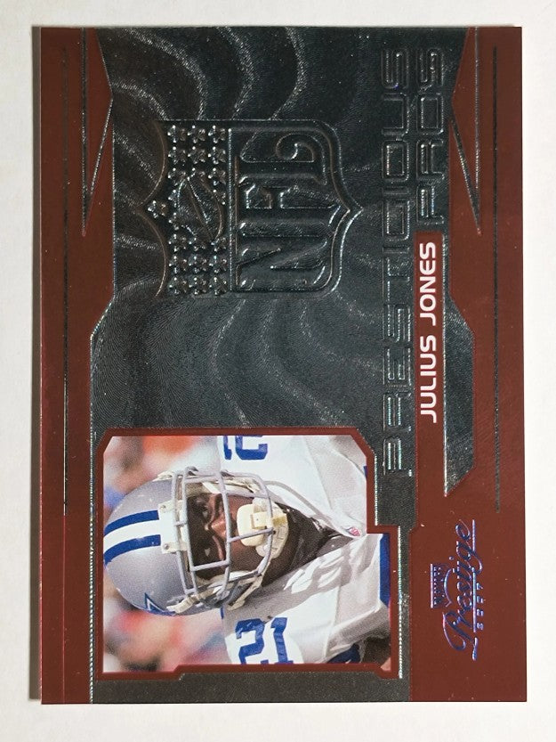 2007 Playoff Prestige Prestigious Pros Red #25 Julius Jones