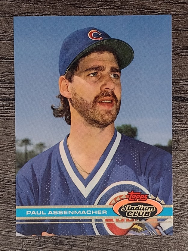1991 Stadium Club #586 Paul Assenmacher