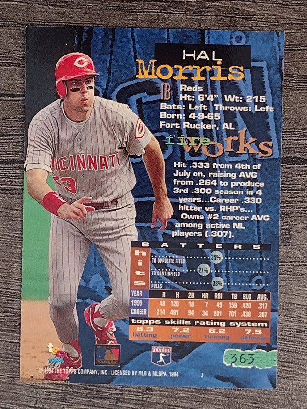 1994 Stadium Club #363 Hal Morris