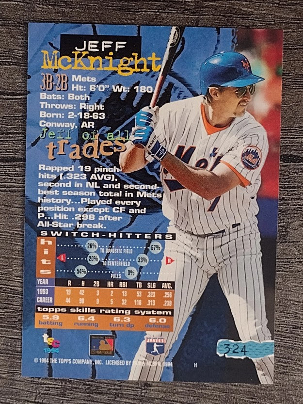 1994 Stadium Club #324 Jeff McKnight