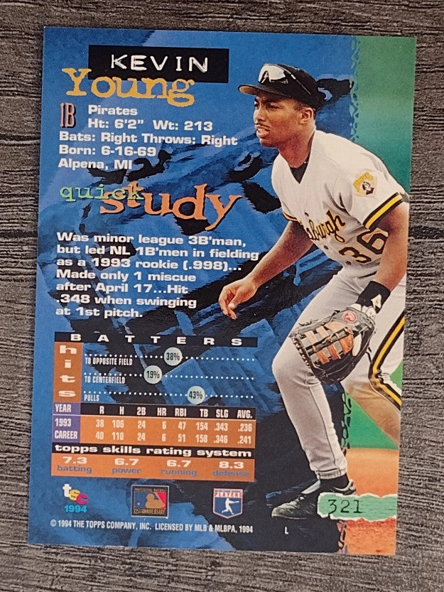 1994 Stadium Club #321 Kevin Young