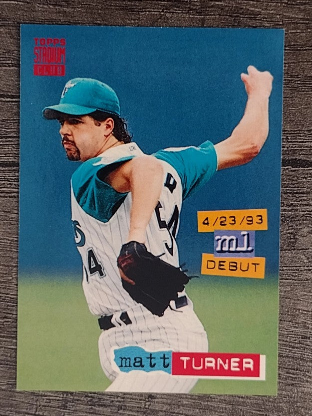 1994 Stadium Club #319 Matt Turner