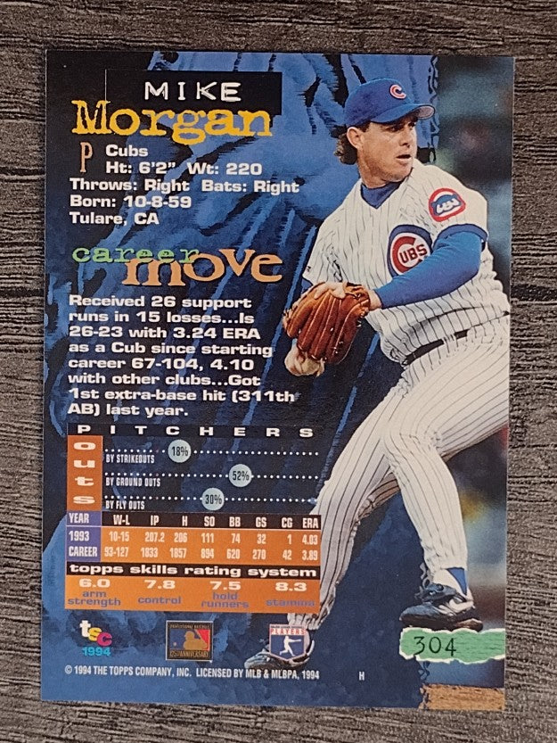 1994 Stadium Club #304 Mike Morgan