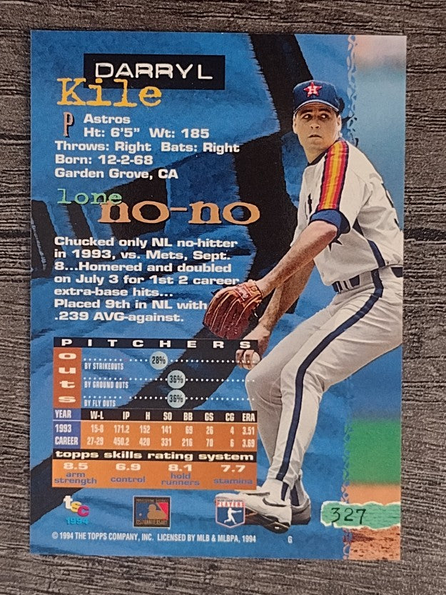 1994 Stadium Club #327 Darryl Kile