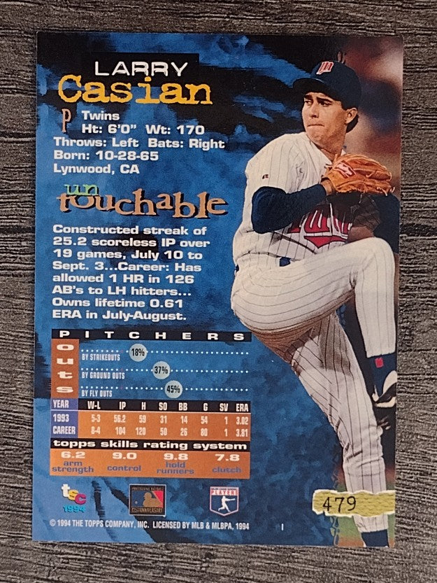1994 Stadium Club #479 Larry Casian