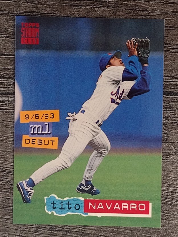1994 Stadium Club #473 Tito Navarro
