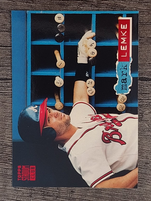 1994 Stadium Club #402 Mark Lemke