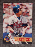 1994 Stadium Club #530 David Justice DL