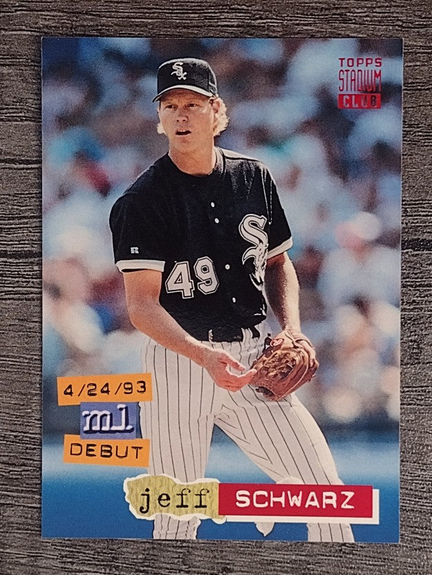 1994 Stadium Club #482 Jeff Schwarz