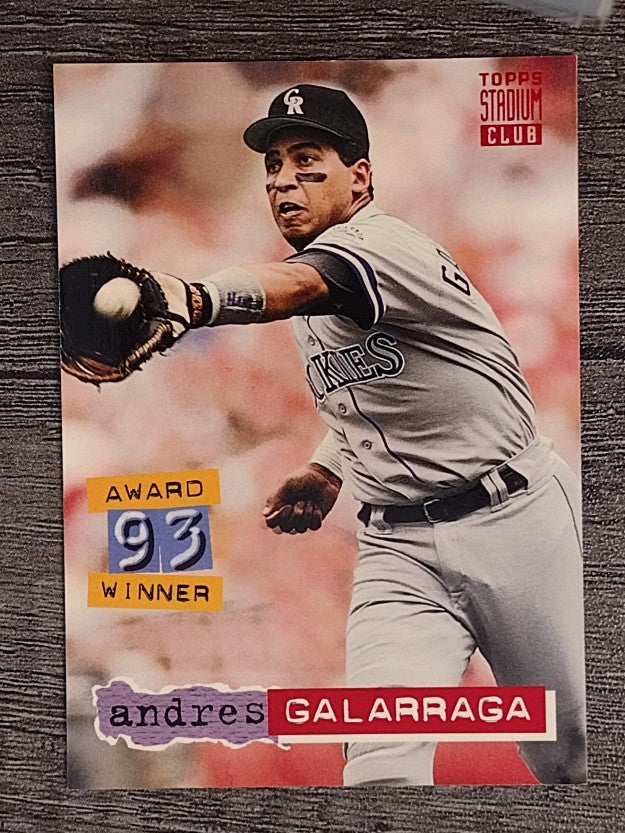 1994 Stadium Club #454 Andres Galarraga