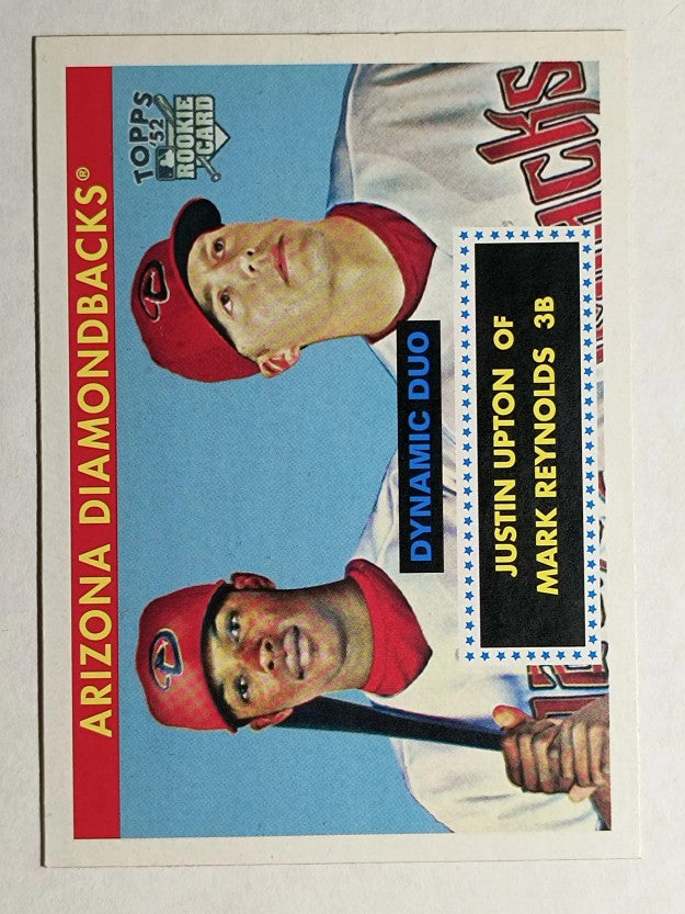 2007 Topps '52 Dynamic Duos #DD7 Justin Upton/Mark Reynolds