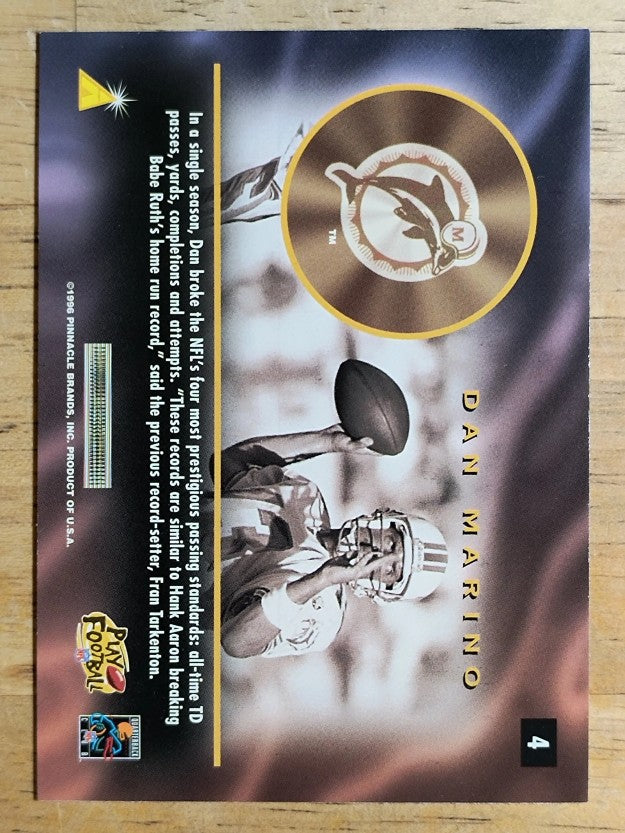 1996 Pinnacle Mint Bronze #4 Dan Marino