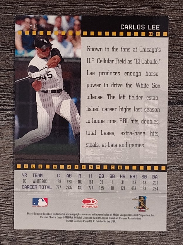 2004 Studio #50 Carlos Lee